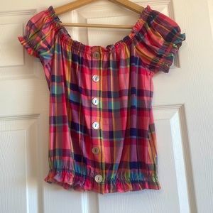 Girl’s off shoulder top